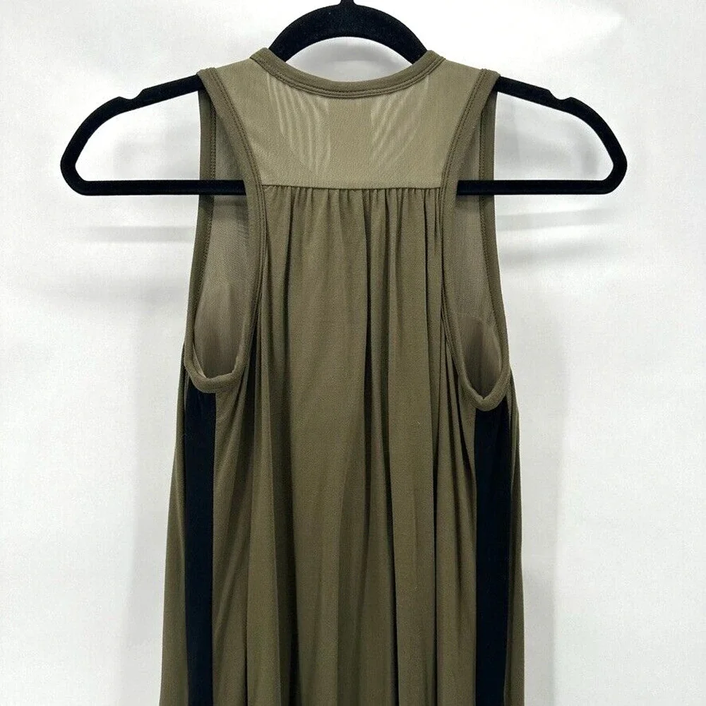 SHEBIRD The Tunic Dress Tank Womens‎ Size XS Green Mini A-line Active Athleisure